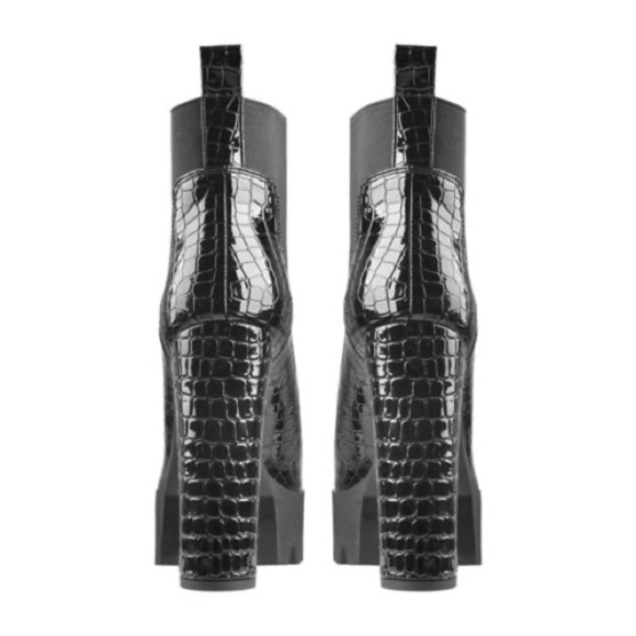 Onlymaker Women's Comfy Elastic Ankle Booties Platform Chunky High Heel … - Picture 5 of 6